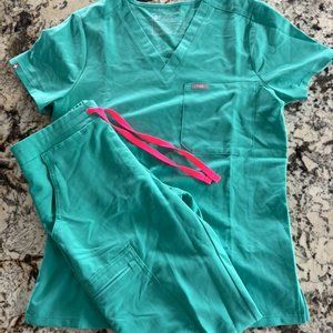 *FIGS SET* Yola™ Skinny Scrub Pants [XS] & Catarina™ One-Pocket Scrub Top [XS]